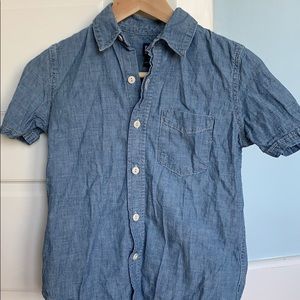 GAP boys short sleeve button down